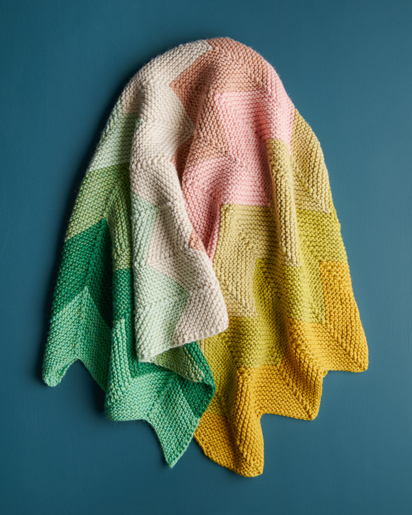 Vintage Chevron Blanket | Purl Soho