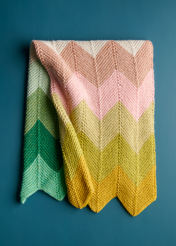 Vintage Chevron Blanket | Purl Soho