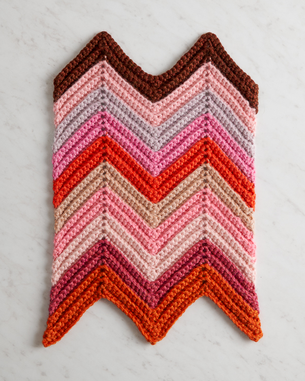 Vintage Chevron Blanket | Purl Soho
