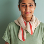 free Whisper Bandana knitting pattern in Purl Soho's Nigh Fine yarn