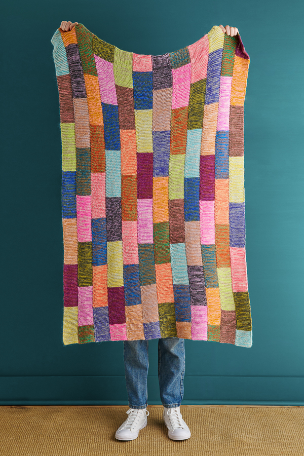 Color Brick Road Blanket | Purl Soho