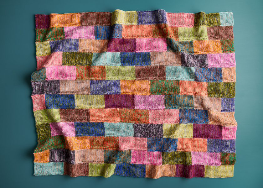 Color Brick Road Blanket | Purl Soho