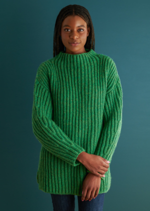 Big Brioche Turtleneck in Till | Purl Soho