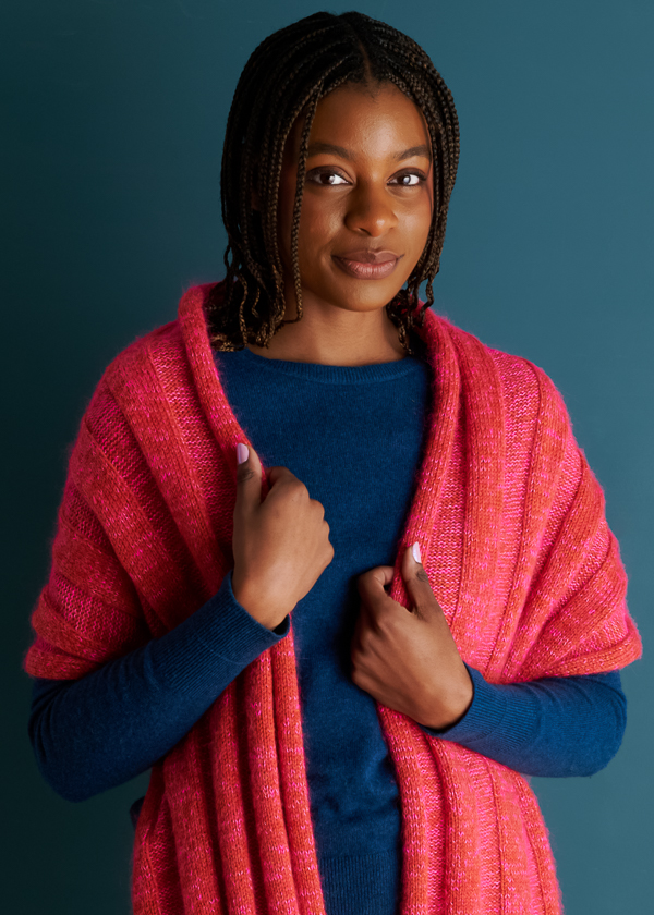 Wide Rib Wrap | Purl Soho