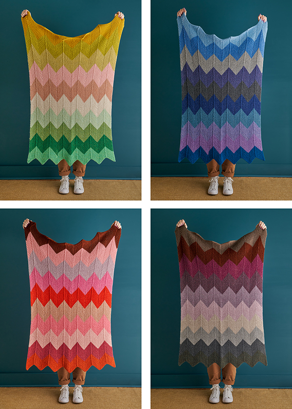 Vintage Chevron Blanket | Purl Soho