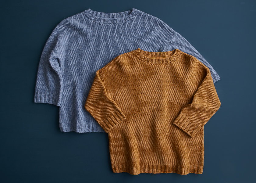 Julie Hoover For Purl Soho: Addison in New Yarns + Colors | Purl Soho
