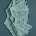 free Blossoming Wrap knitting pattern in Purl Soho's Partridge Superwash yarn