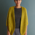 Cocoon Cardigan knitting pattern in Purl Soho's Knitting Yarn DK, merino wool DK-weight yarn