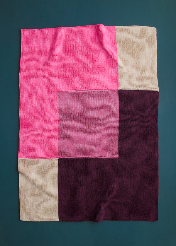 Color Study Blanket in Daily Wool Worsted | Purl Soho