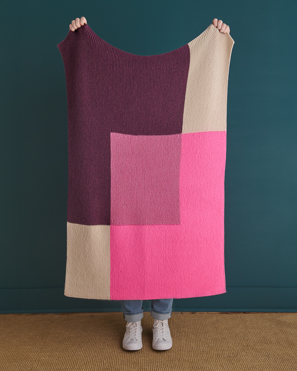 Color Study Blanket in Daily Wool Worsted | Purl Soho
