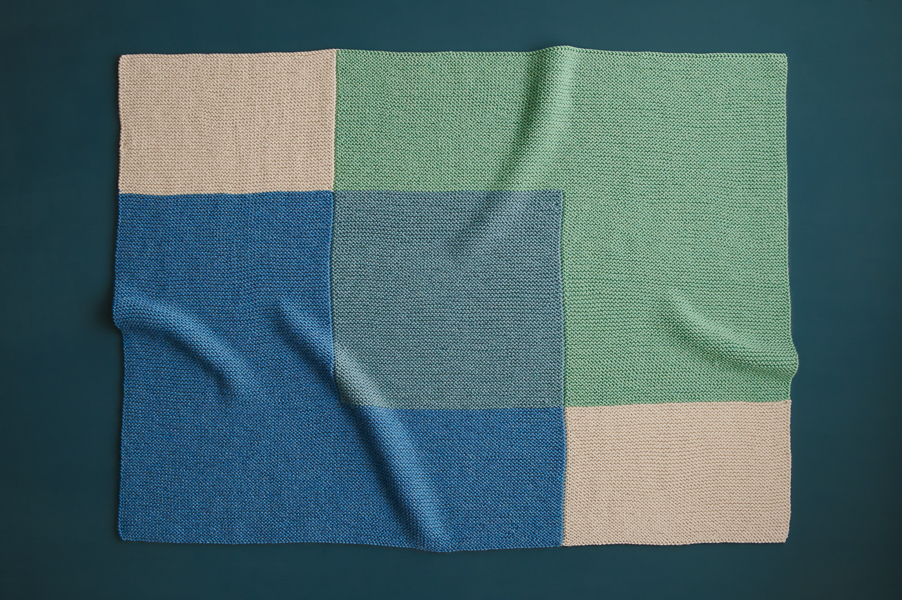 Color Study Blanket in Daily Wool Worsted | Purl Soho