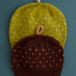 free Raindrop Hat + Arm Warmers knitting pattern in Purl Soho's Vinter Wool yarn