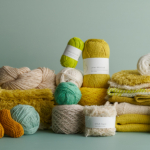Cotton yarns from Purl Soho and projects made with cotton yarn