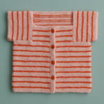 Little Baby Sweater, a free knitting pattern in Purl Soho's Quartz yarn