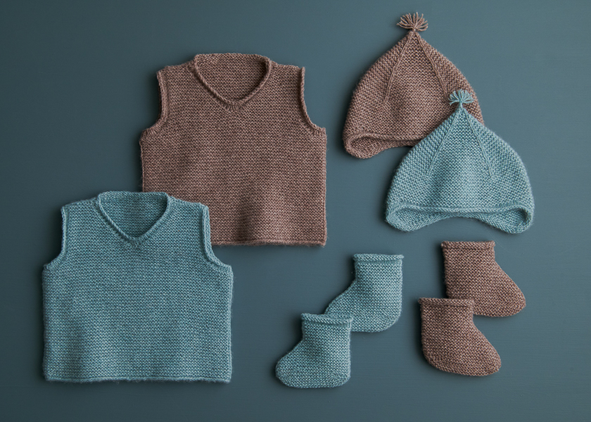 Little Garter Baby Set | Purl Soho