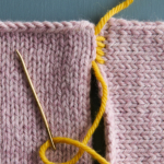 Seaming Stockinette Stitch: Stitches To Rows knitting tutorial