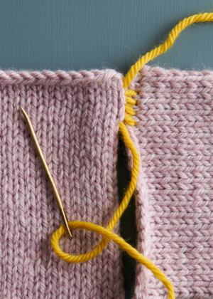 Seaming Stockinette Stitch: Stitches To Rows | Purl Soho