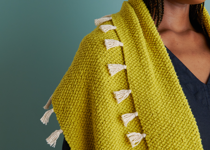 Little Tassels Wrap | Purl Soho