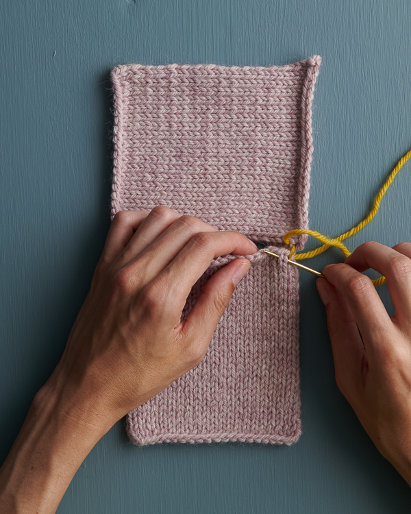 Seaming Stockinette Stitch: Stitches To Rows | Purl Soho