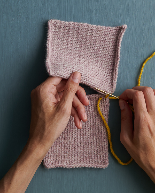 Seaming Stockinette Stitch: Stitches To Rows | Purl Soho