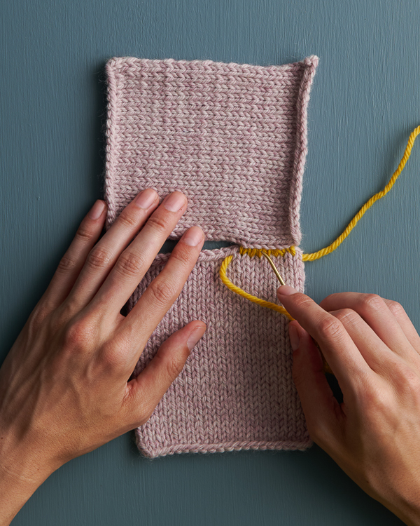 Seaming Stockinette Stitch: Stitches To Rows | Purl Soho