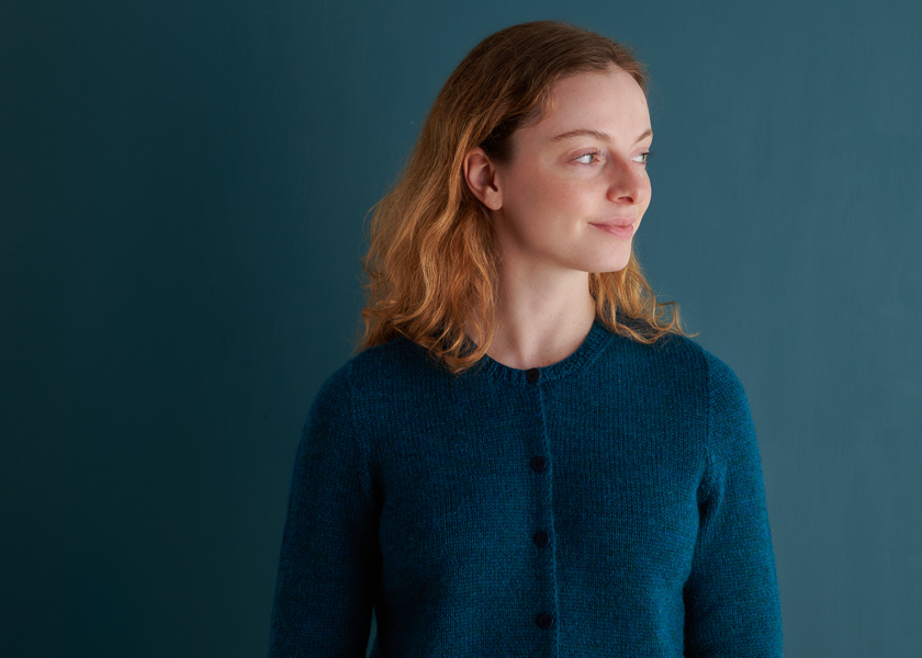 Classic Crewneck Cardigan in New Yarn | Purl Soho