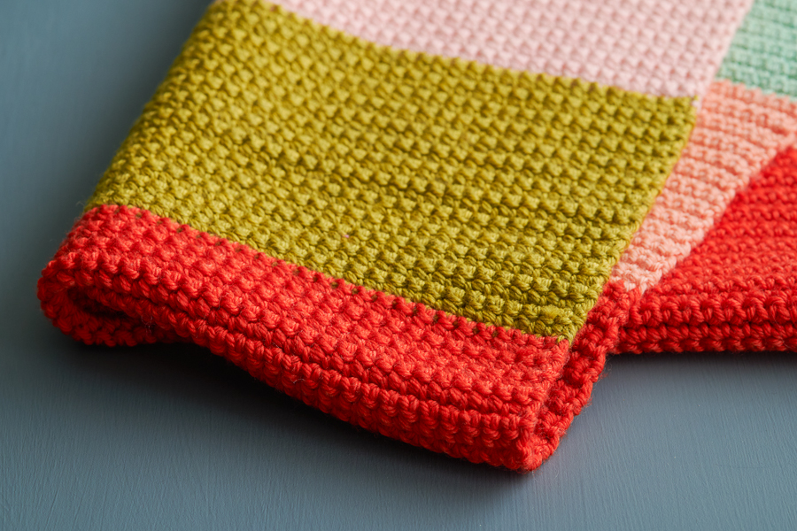 Crochet Super Easy Baby Blanket in Daily Wool Worsted | Purl Soho