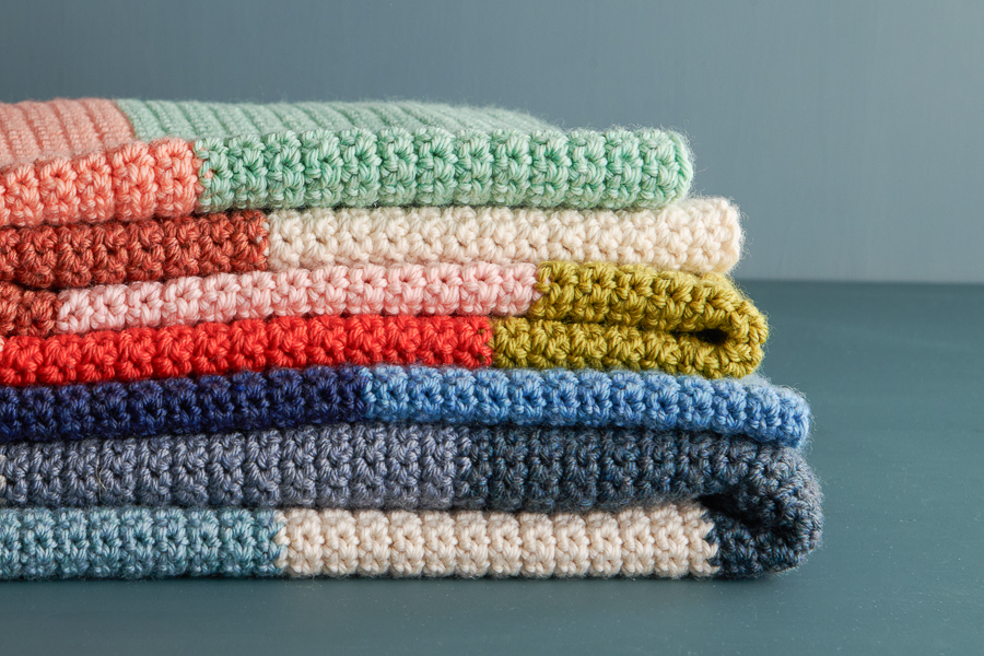 Crochet Super Easy Baby Blanket in Daily Wool Worsted | Purl Soho