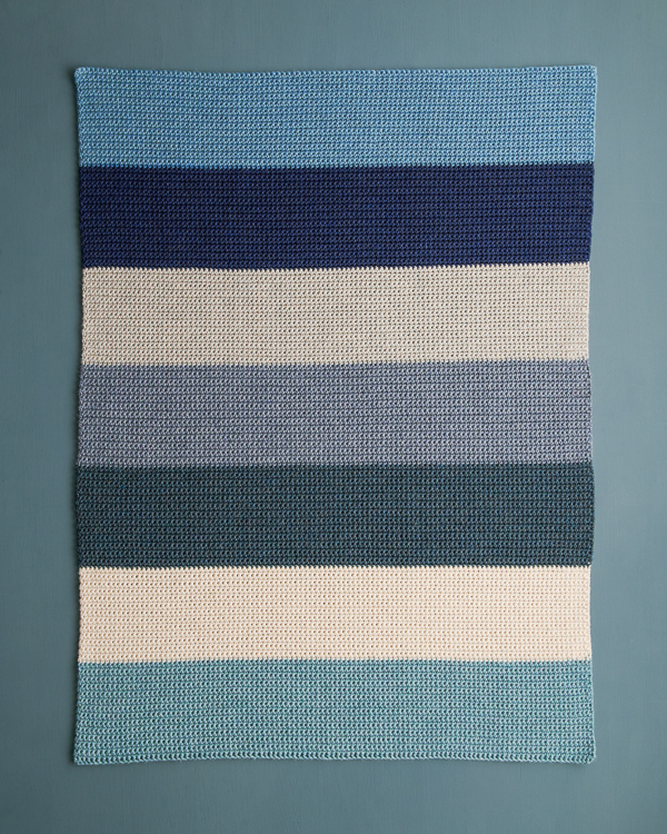 Crochet Super Easy Baby Blanket in Daily Wool Worsted | Purl Soho