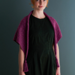 free Early Bloom Shawl knitting pattern in Purl Soho's Santolina yarn