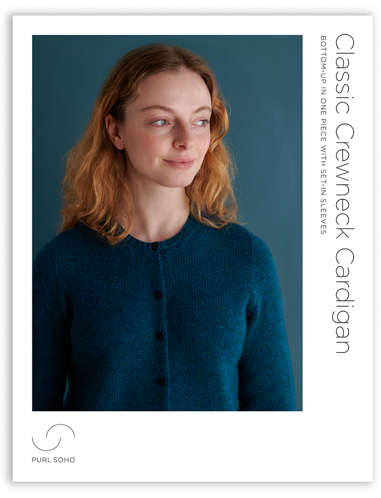 Classic Crewneck Cardigan in New Yarn | Purl Soho