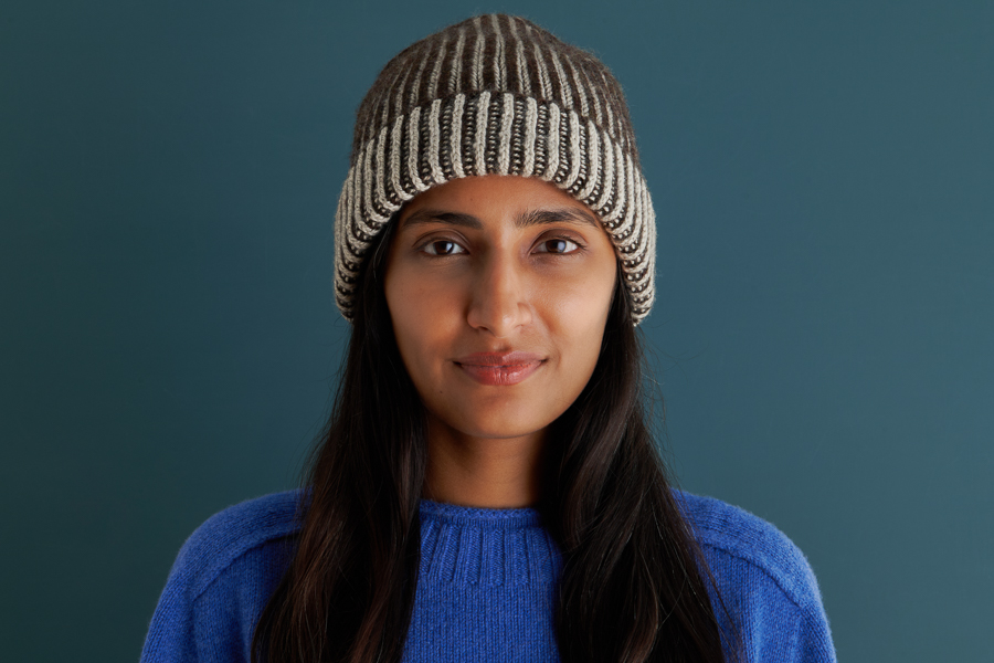 Two-Color Brioche Hat | Purl Soho