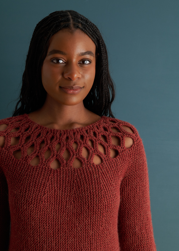 Ainur Berkimbay For Purl Soho: Aperture Pullover | Purl Soho
