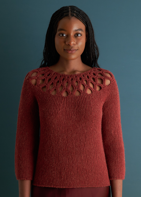 Ainur Berkimbay For Purl Soho: Aperture Pullover | Purl Soho