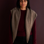 True Knit Shawl free True Knit Shawl knitting pattern in Purl Soho's Nigh Aran cashmere yarn