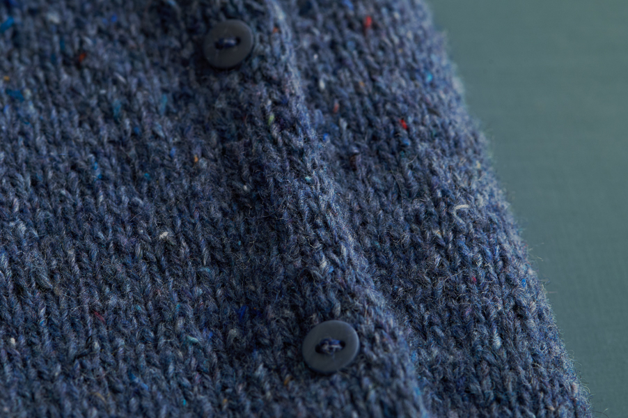 Top-Down Turtleneck Cardigan + Henley in Echo Wool | Purl Soho