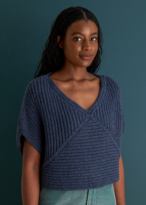 Ainur Berkimbay For Purl Soho: Center Point Popover in June Worsted | Purl Soho