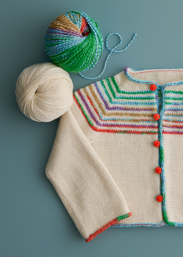 Painted Yoke Cardigan | Purl Soho