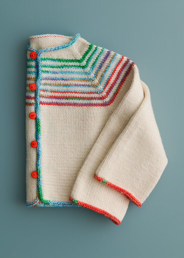 Painted Yoke Cardigan | Purl Soho