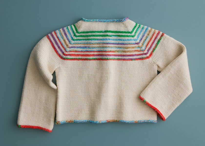 Painted Yoke Cardigan | Purl Soho