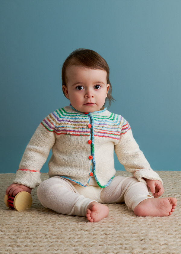 Painted Yoke Cardigan | Purl Soho
