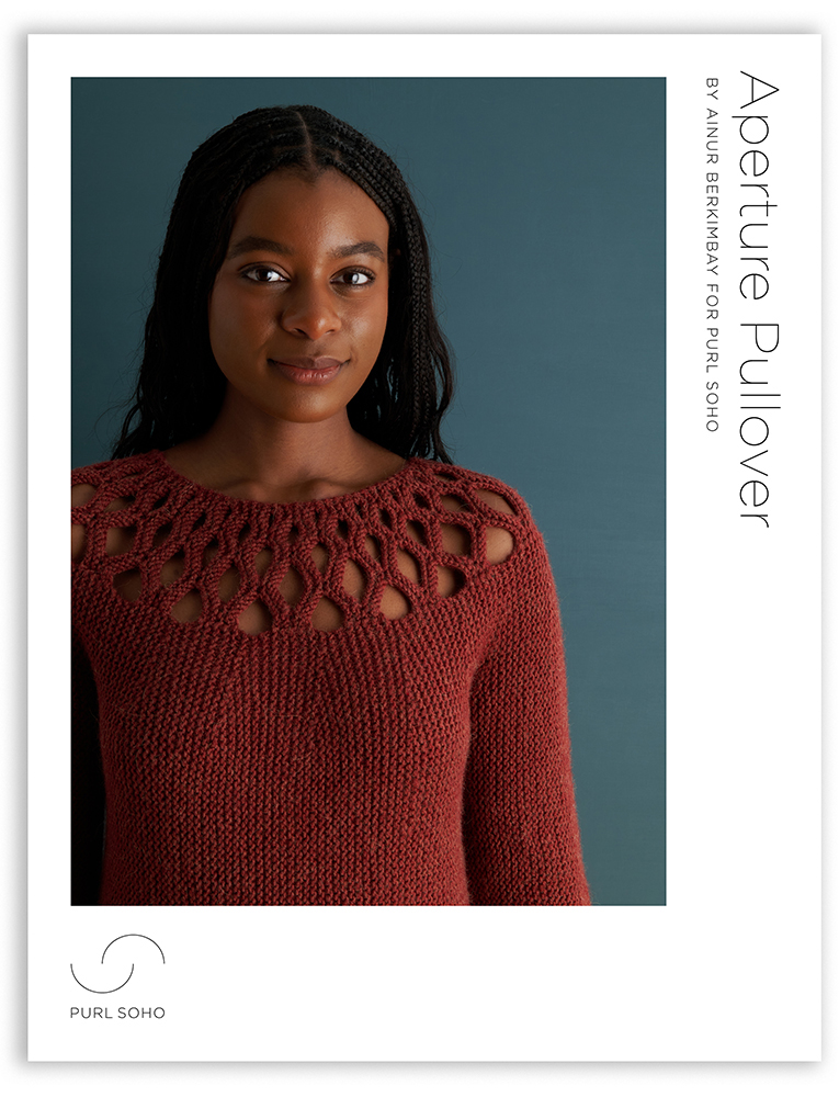 Ainur Berkimbay For Purl Soho: Aperture Pullover | Purl Soho