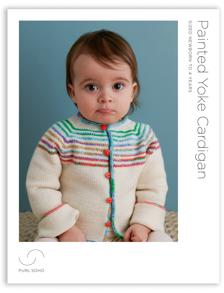Painted Yoke Cardigan | Purl Soho