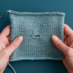 Horizontal One-Row Buttonhole Horizontal One-Row Buttonhole knitting tutorial