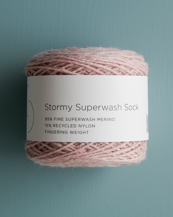 Ainur Berkimbay for Purl Soho: Pinwheel Baby Romper in Stormy Superwash Sock | Purl Soho