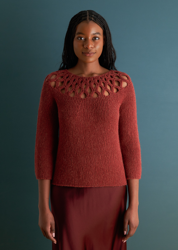 Ainur Berkimbay For Purl Soho: Aperture Pullover | Purl Soho