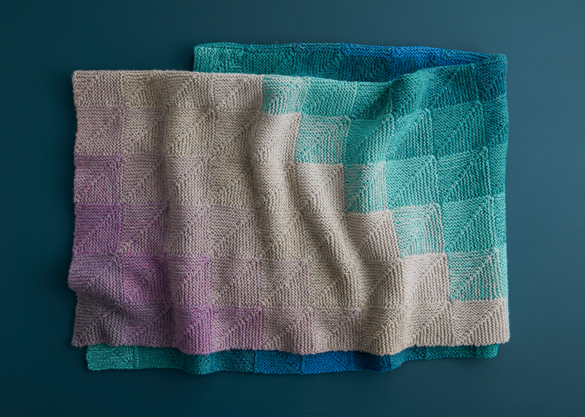Mitered Corner Blanket | Purl Soho