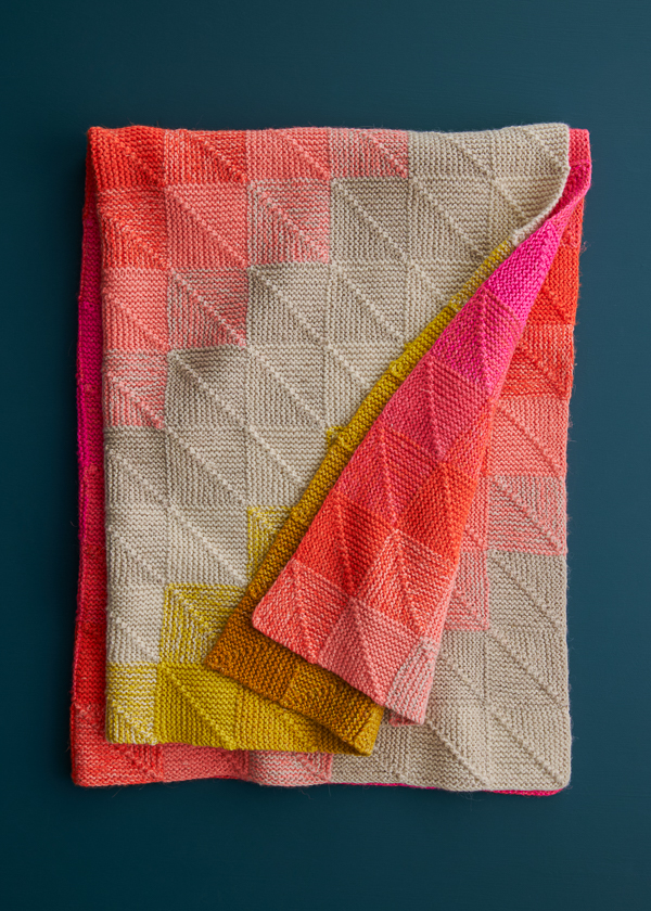 Mitered Corner Blanket | Purl Soho