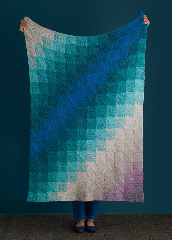 Mitered Corner Blanket | Purl Soho