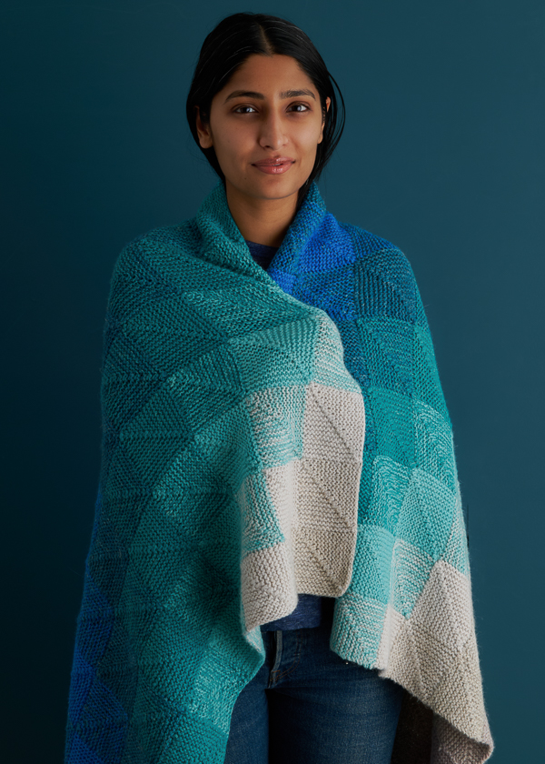 Mitered Corner Blanket | Purl Soho